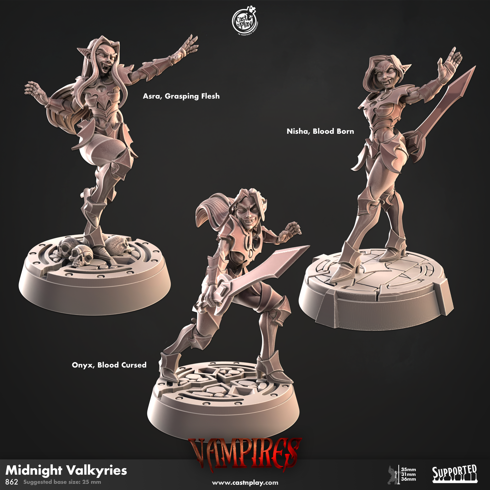 Midnight Valkyries (Pre-Supported) | Cast n Play